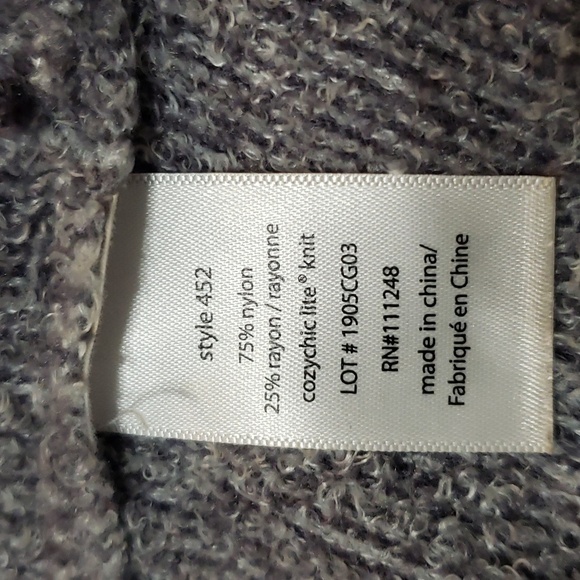 BAREFOOT Dreams CozyChic Lite Circle Cardigan Style 452 Size XS/S - Picture 8 of 14